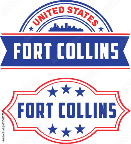 Fort Collins Vector Set