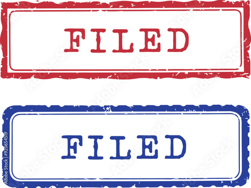 Filed Rubber Stamp Vector Bundle