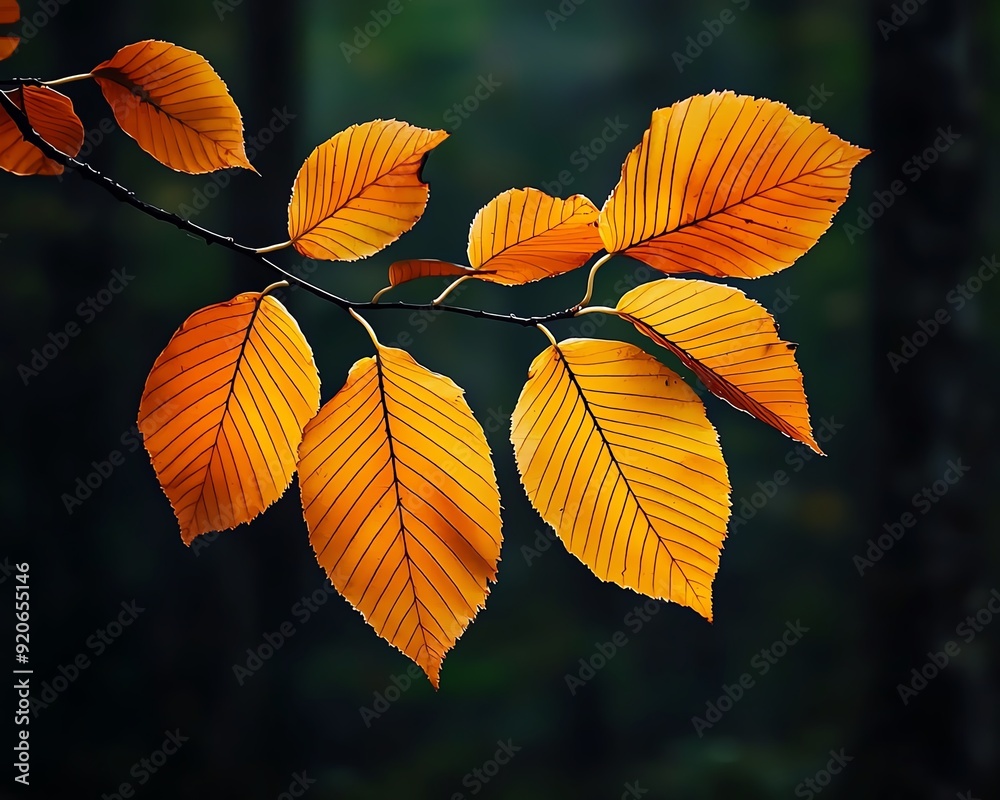 A closeup of golden autumn leaves with sunlight filtering through, creating a warm and cozy glow, ideal for a serene autumn wallpaper A closeup of golden autumn leaves with sunlight filtering through, creating a warm and cozy glow, ideal for a serene autumn wallpaper