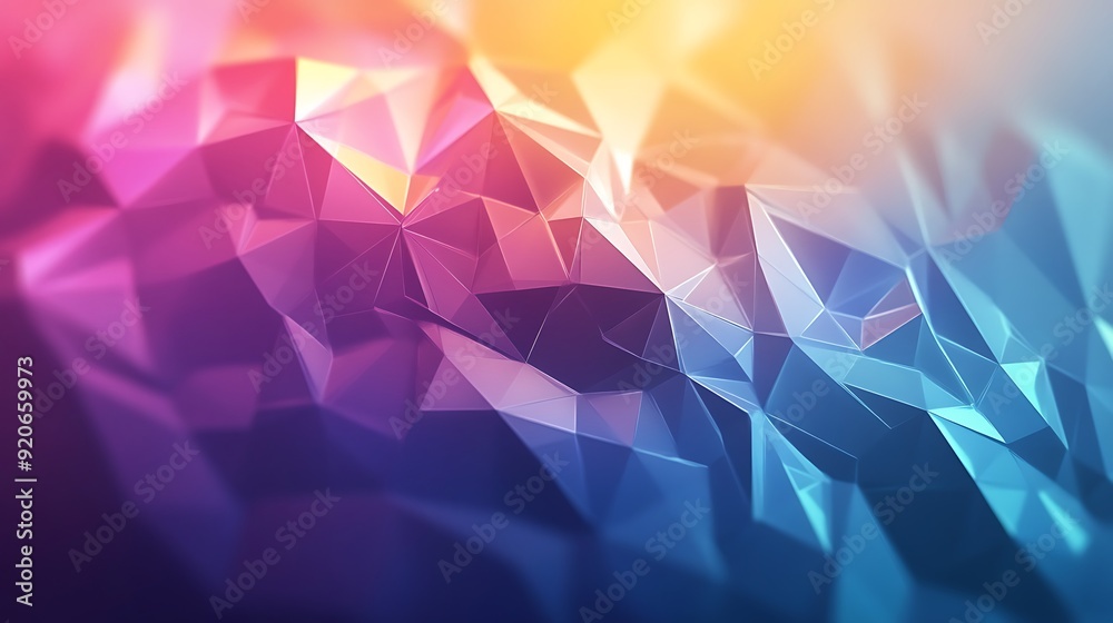 Abstract Geometric Background with Triangles and Gradient Colors Abstract Geometric Background with Triangles and Gradient Colors