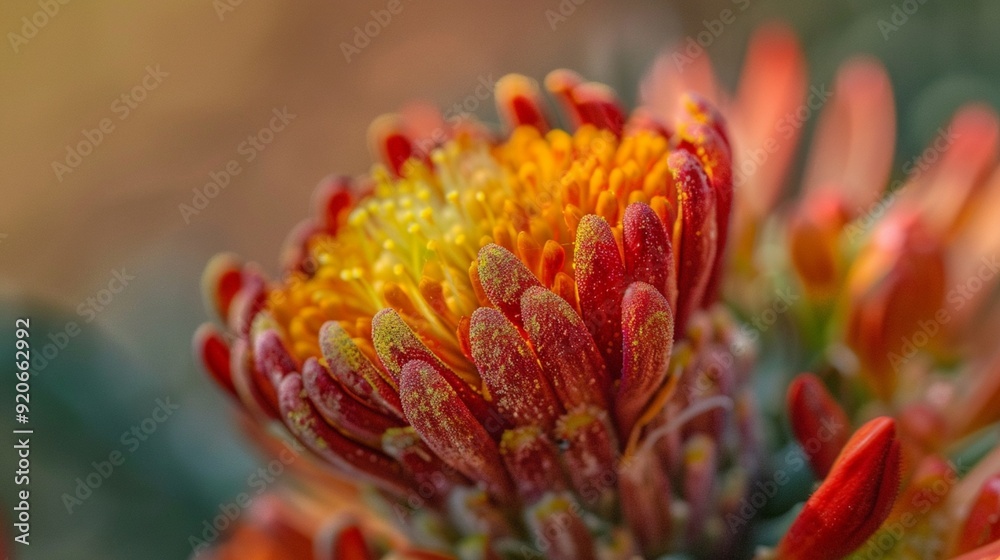 Close-up shots focusing on the textures and patterns of superbloom flowers Close-up shots focusing on the textures and patterns of superbloom flowers