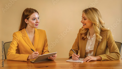 business people working together