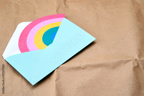 lgbtiq letter and flag rainbow