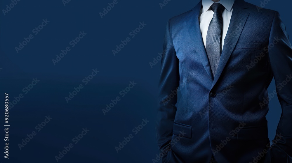 Blue Suit, a Professional Look Blue Suit, a Professional Look
