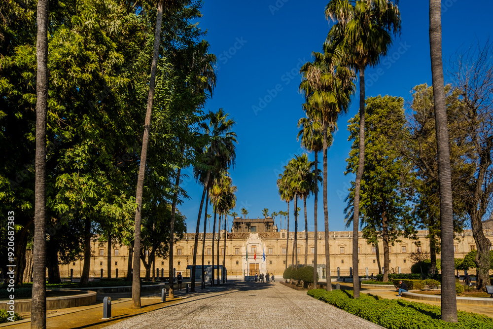 Andalusian Parliament, (Parlamento de Andalucía) in Seville, Spain