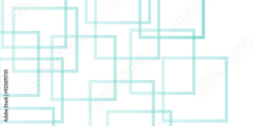 Abstract white and blue geometric overlapping square pattern background with shadow. Gradient abstract background design. Seamless ornament. Seamless background of rectangular shapes. 