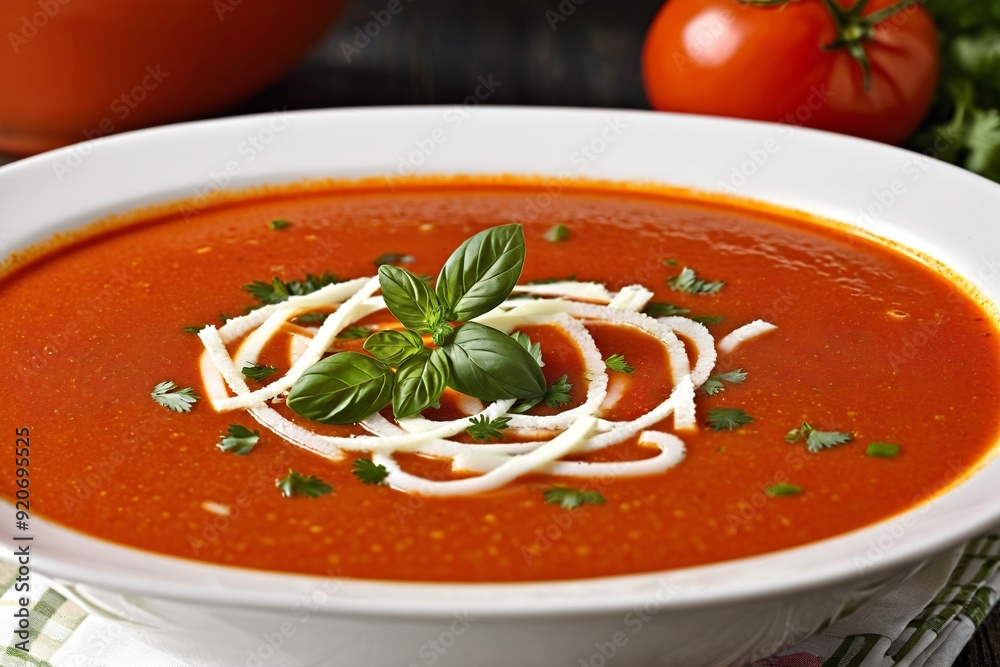 tomato soup with basil tomato soup with basil