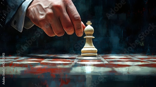 hand with chess