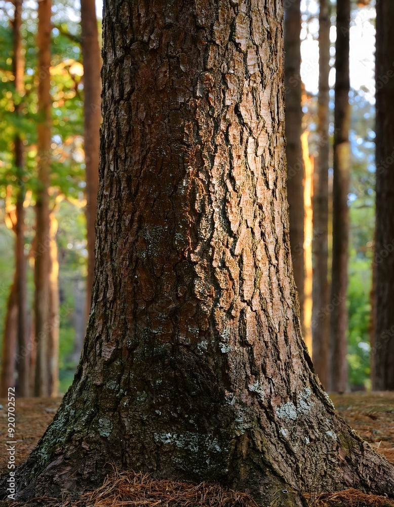 Fototapeta premium Tree trunk in the forest