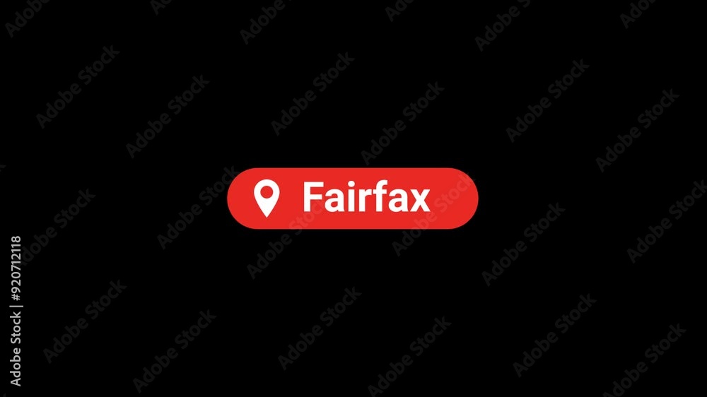Fairfax Location title Animation Fairfax Location title Animation