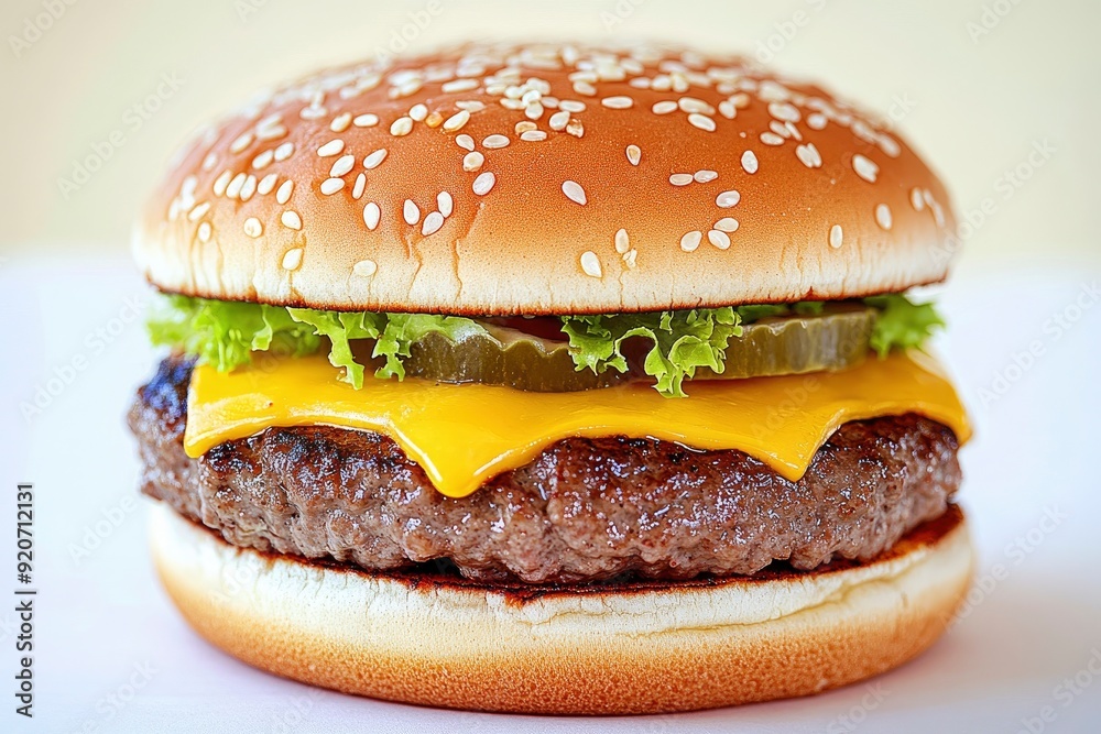 Burger, Hamburger, Cheeseburger, Beef, Meat, Food, Meal with generative ai Burger, Hamburger, Cheeseburger, Beef, Meat, Food, Meal with generative ai