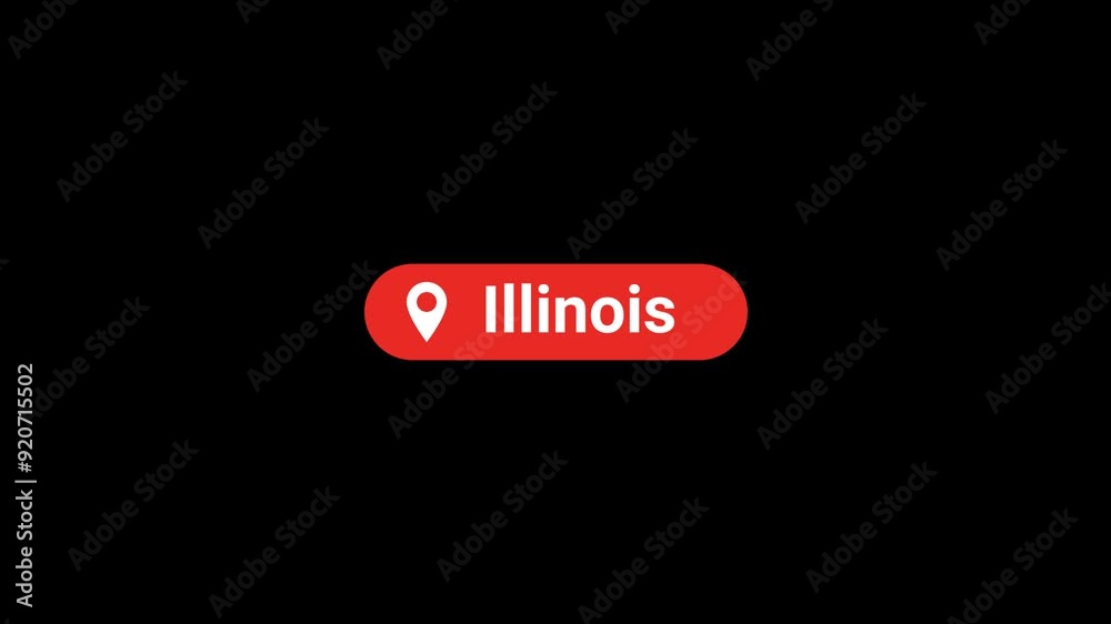 Illinois Location title Animation