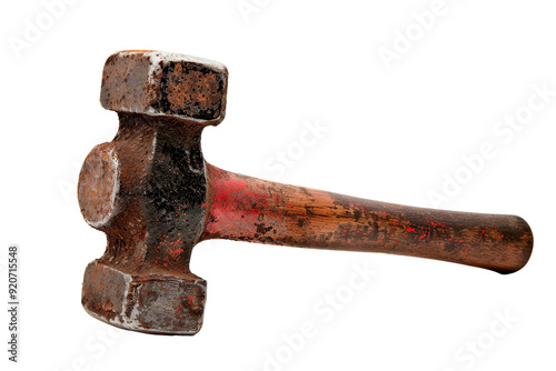 Rusty Hammer Isolated photo