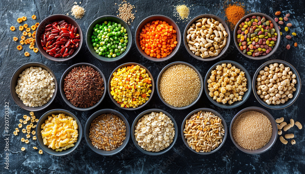 Variety of cold cereals quick breakfast for kids Variety of cold cereals quick breakfast for kids
