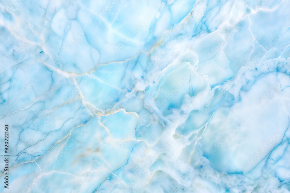 Obraz premium Light blue marble background. Light blue Marble wallpaper and counter tops. Natural stone. 