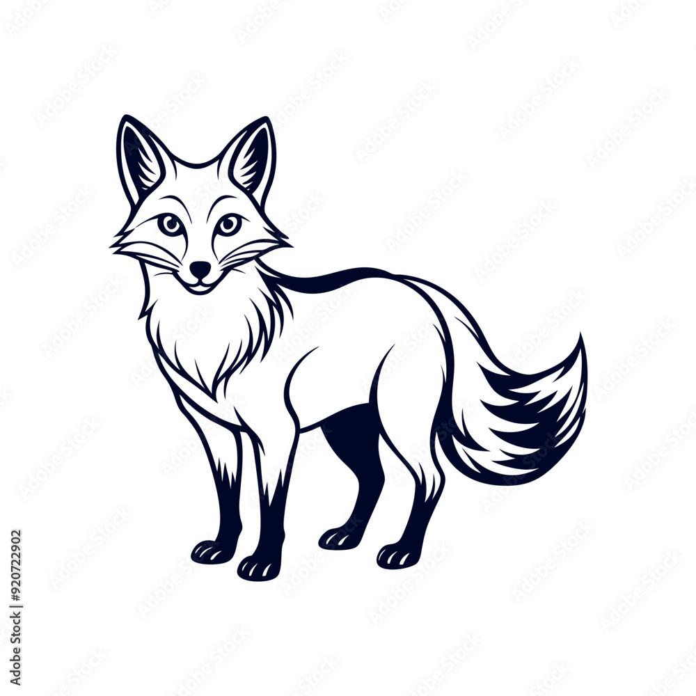 Fox silhouette vector Clip art isolated design illustration Fox silhouette vector Clip art isolated design illustration