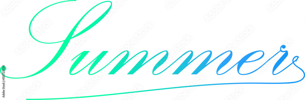 Happy Summer Holidays with beach summer accessories, summer time, gradient summer, summer Happy Summer Holidays with beach summer accessories, summer time, gradient summer, summer