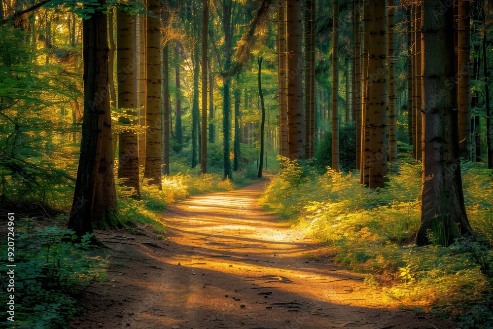 Obraz premium path in the woods