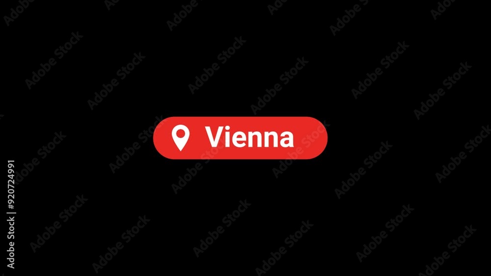 Vienna Location title Animation Vienna Location title Animation
