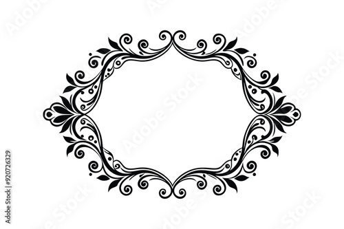 
a morden vector ornamental frame