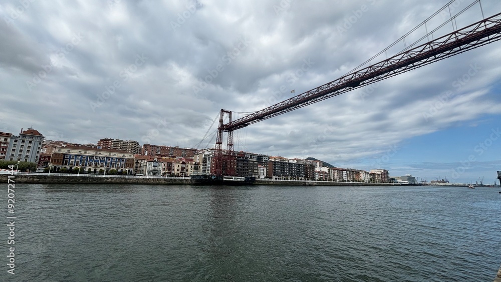 Fototapeta premium Vista panorámica Portugalete 