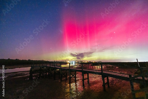 Bild auf Leinwand Aurora Australis Appearance August 2024