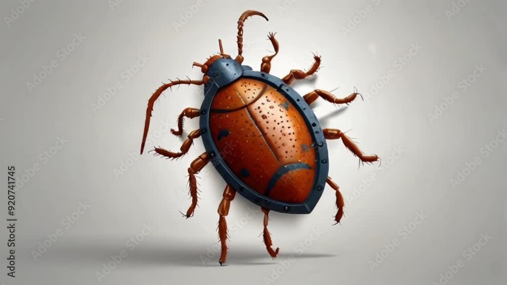 bug isolated on white background bug isolated on white background