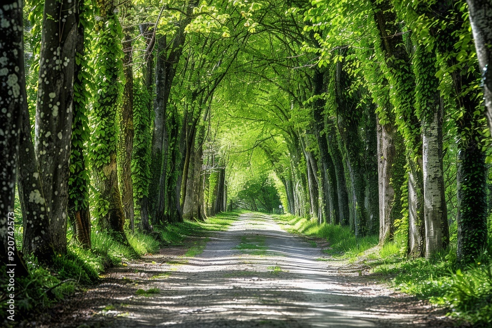 Obraz premium Route Arrossa Jean-Paul. Beautiful simple AI generated image in 4K, unique.