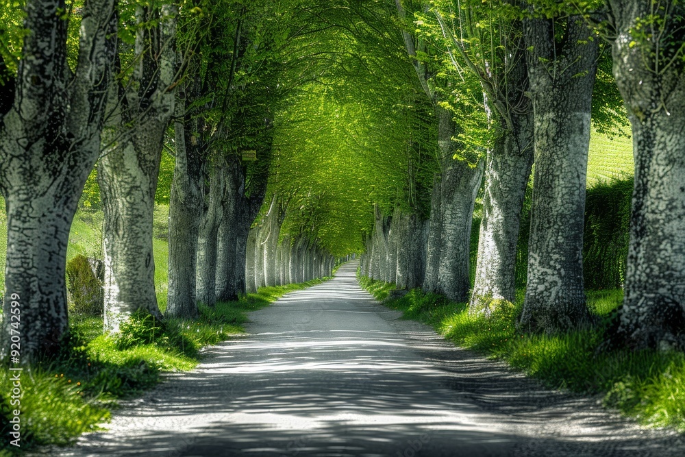 tree-lined street. Beautiful simple AI generated image in 4K, unique. tree-lined street. Beautiful simple AI generated image in 4K, unique.