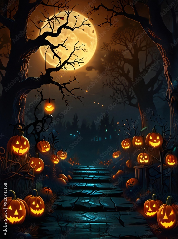 halloween background with pumpkin halloween background with pumpkin