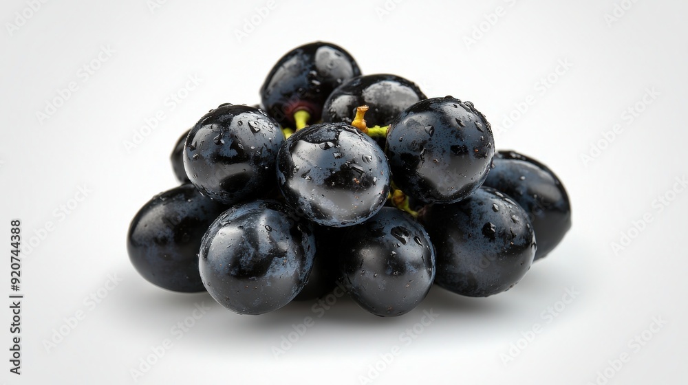 Delicious Bunch of Grapes on White Background - Fresh and Juicy Fruits Close-Up vue.ai Delicious Bunch of Grapes on White Background - Fresh and Juicy Fruits Close-Up vue.ai