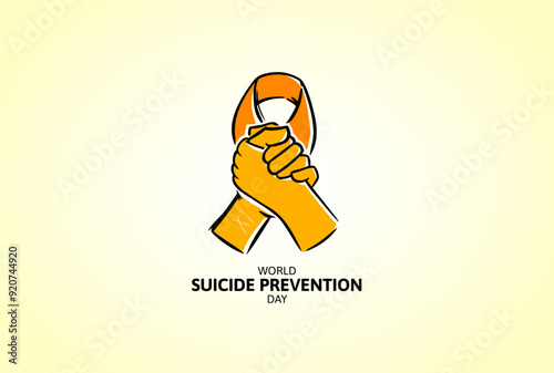 Illustration of World Suicide Prevention Day. World Suicide Prevention Day is conducted every year to raise awareness and prevent more suicides from happening.