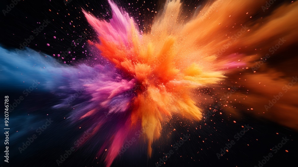 Colorful fractal explosion, intense vibrancy, detailed textures Colorful fractal explosion, intense vibrancy, detailed textures