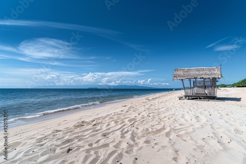 Redcliffe - Jetty on Moreton Bay. Beautiful simple AI generated image in 4K, unique.