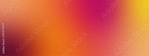 Vibrant Warm Colors Gradient Deep Red Bright Orange. Red tones gradient background with grainy texture. Peach colors mixture gradient, business background for banner or presentation
