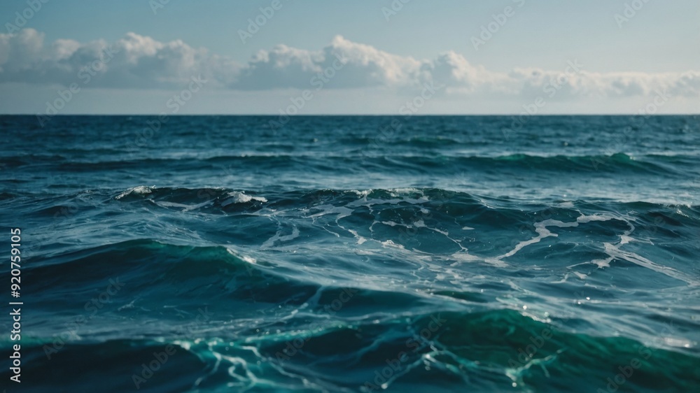 An artisn'ttic frame of watercolor washes in blues & greens mimicking the oceans depths. An artisn'ttic frame of watercolor washes in blues & greens mimicking the oceans depths.