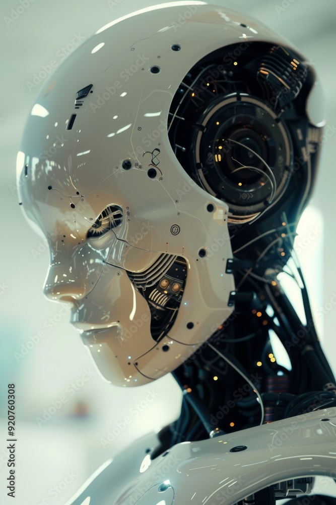 Fototapeta premium Future Forward: AI and Automation Business