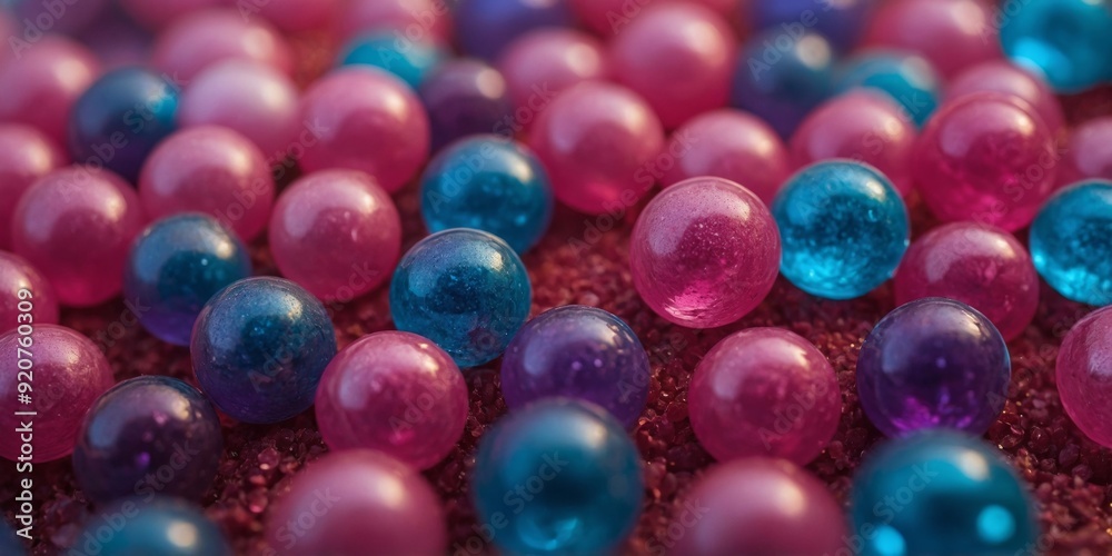 Vibrant shades of pink purple and blue blend together in a mesmerizing display.