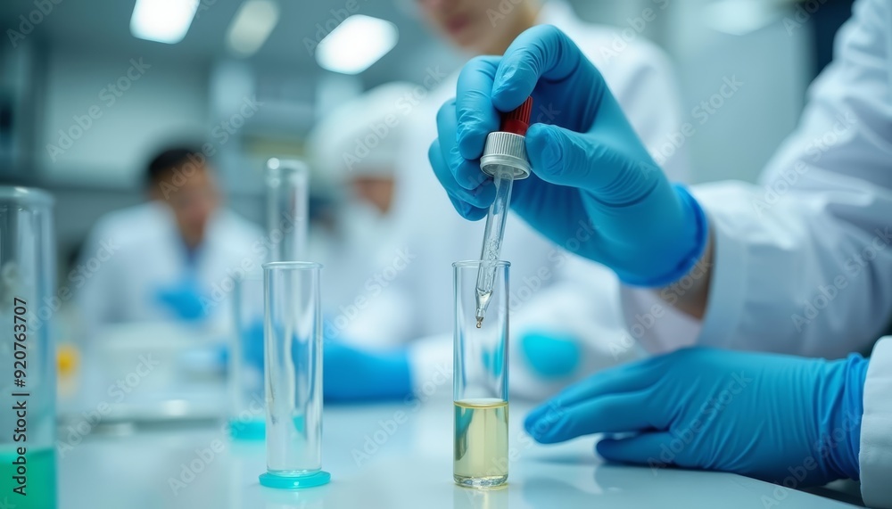 Precise scientific research in progress Precise scientific research in progress