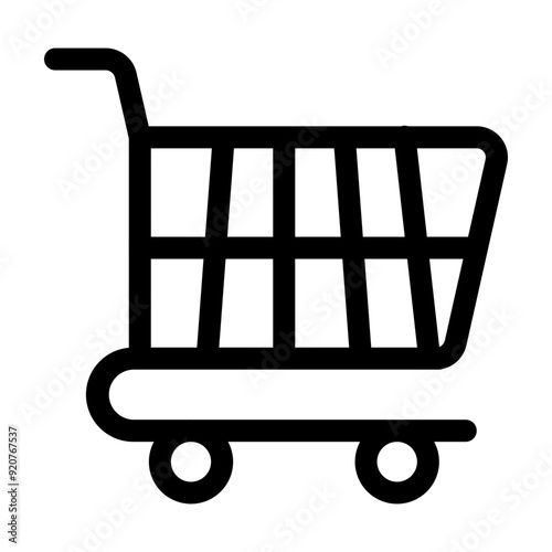 Trolley glyph icon