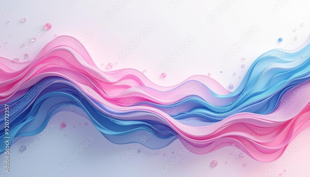 Vibrant waves of color ready to splash into your design Vibrant waves of color ready to splash into your design