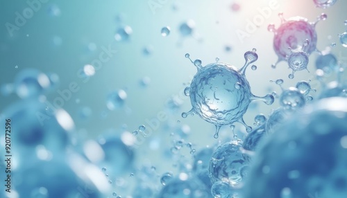 Wallpaper Mural  Bubbling with life  A microscopic view of a water droplet Torontodigital.ca