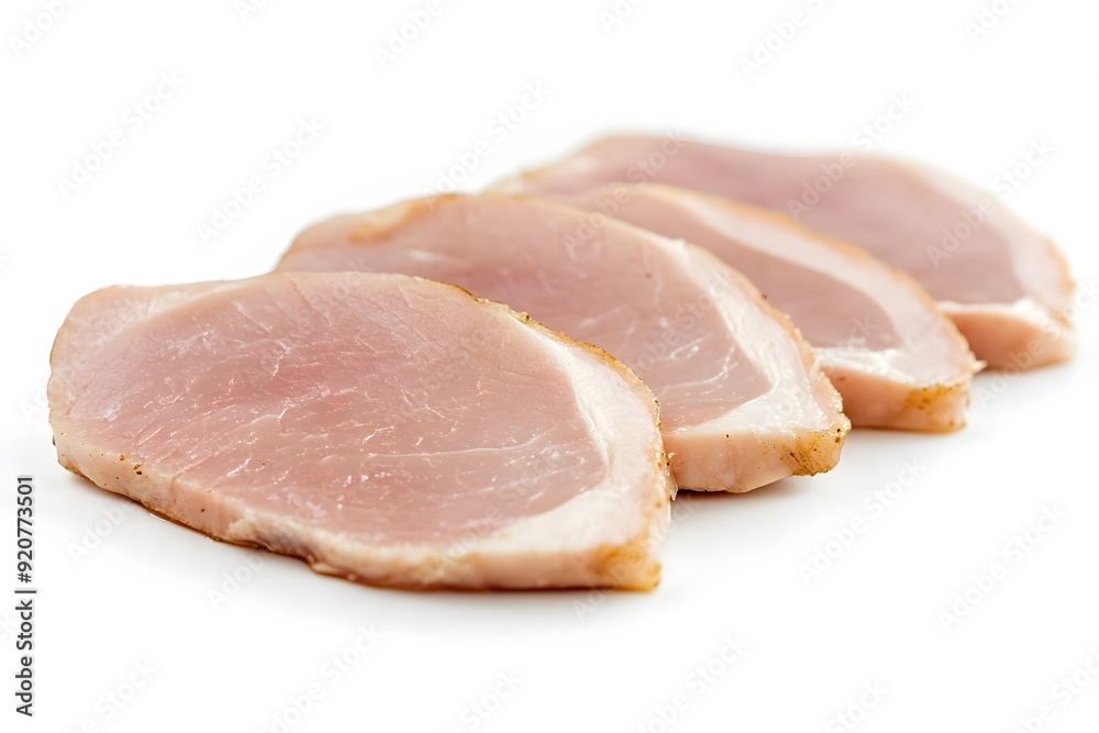 Raw Pork Chops Ready for Cooking. Raw Pork Chops Ready for Cooking.