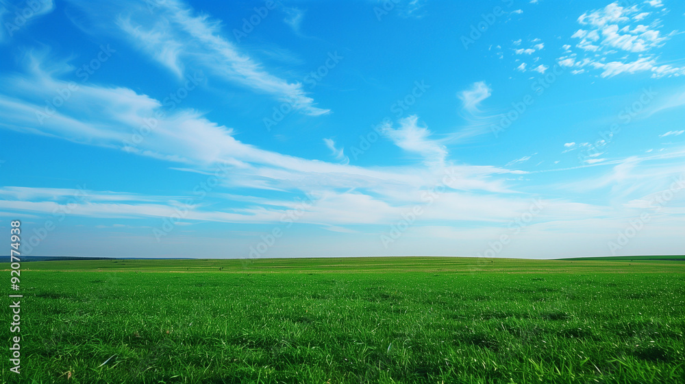 vibrant_blue_sky_over_a_green_field vibrant_blue_sky_over_a_green_field