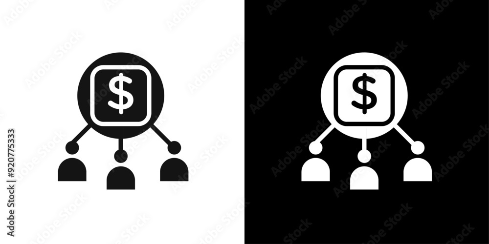 Crowdfunding icon logo set vector Crowdfunding icon logo set vector