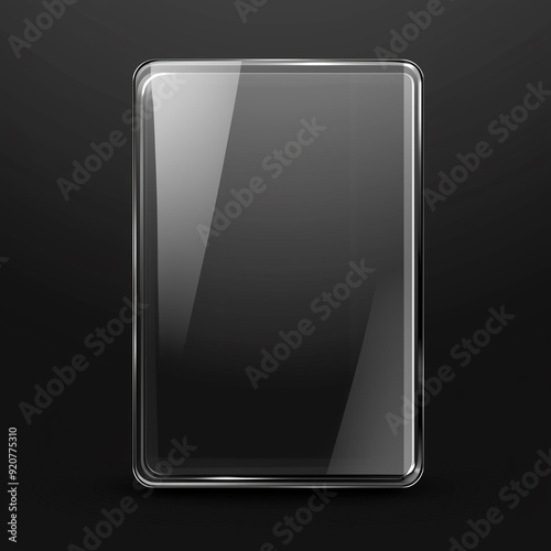 glass texture on black background