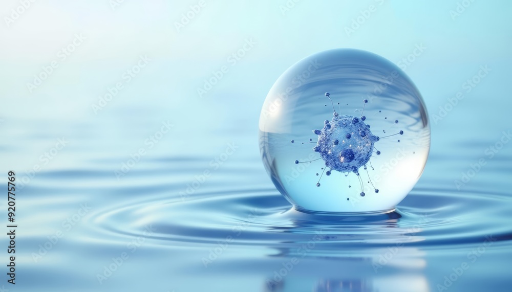 Aquatic life in a crystal sphere Aquatic life in a crystal sphere