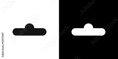 Euro hook icon logo set vector