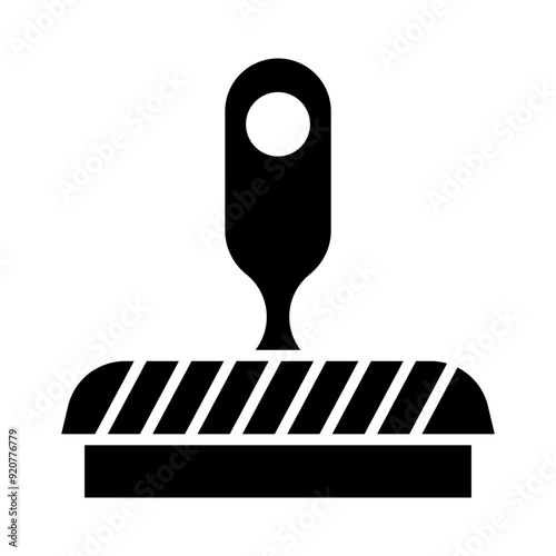 Stamping glyph icon