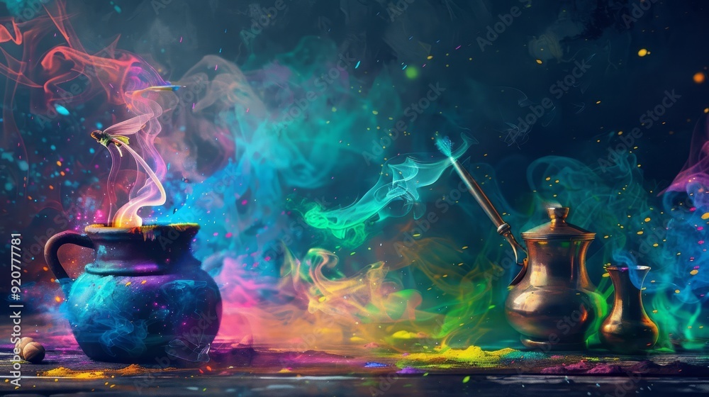 Fototapeta premium national magic day background concept 
